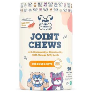 Pet Hip and Joint Chews for Dogs and Cats with Chondroitin Glucosamine Supplement