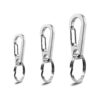 Pet ID Tag Holders for Dog Cat Collars Harnesses with Stainless Steel Clips