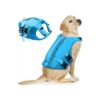 Pet Life Jacket with Reflective Stripes and High Buoyancy for Swimming and Boating Safety