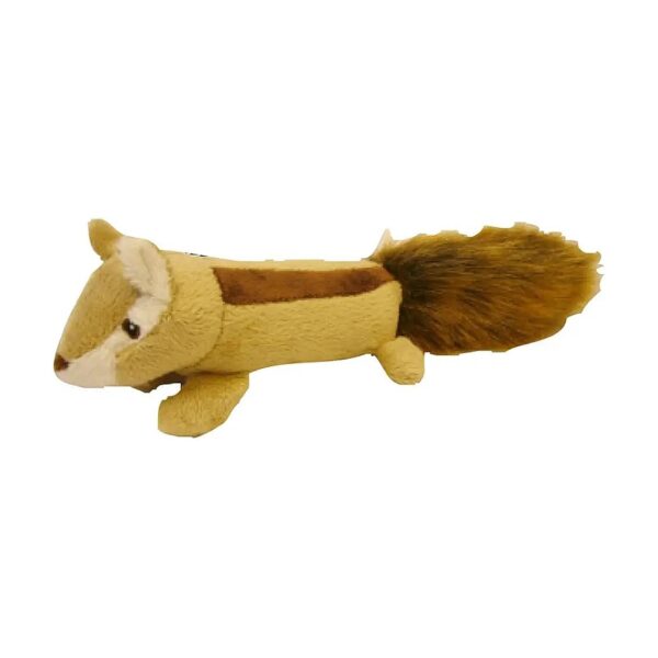 Pet Lou Squirrel Dog Toy with Squeakers for Aggressive Chewers and Teething Puppies