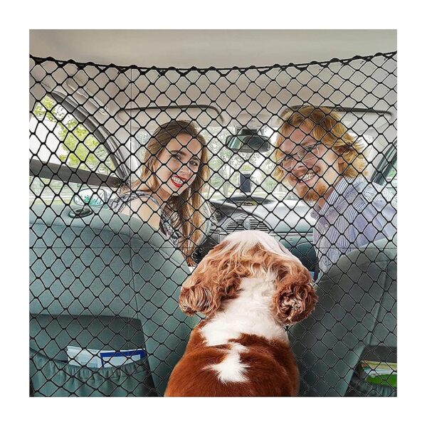 Pet Net for Safe Driving, Adjustable and Easy Installation for Cars, Trunks, and Vans