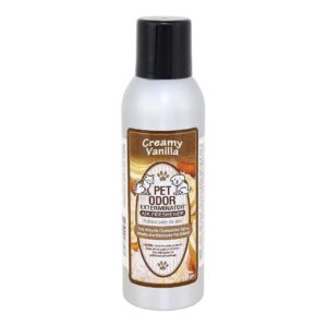 Pet Odor Eliminator and Air Freshener Spray with Vanilla Scent for Home Freshening