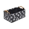 Pet Organization Essentials with Felt Dog Storage Box and Handles