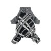 Pet Outfit for Large Breeds - XXL Black Dog Pajamas with Thermal Knit Fabric