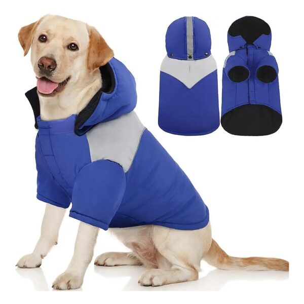 Pet Padded Dog Winter Coat with Windproof and Snowproof Outer Layer