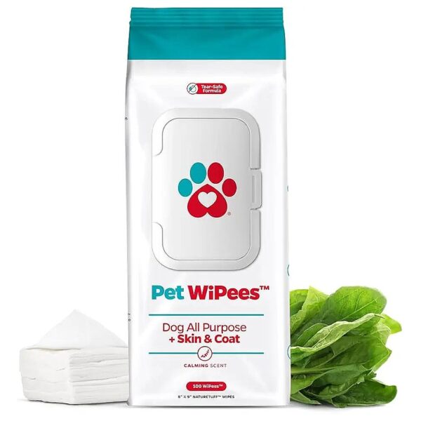 Pet Parents Dog Wipes with Natural Ingredients and Easy Use