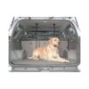 Pet Partition Space Barrier Bars with Adjustable Width and Height for Clear View