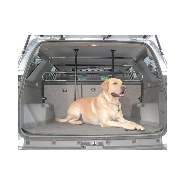 Pet Partition Space Barrier Bars with Adjustable Width and Height for Clear View