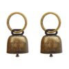 Pet Pendant Accessories Copper Bell Charm with Anti Lost Training Bell for Dog Collars