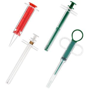 Pet Pill Shooter Dispenser Feeder Syringe with 4 Piece Set for Small Animals