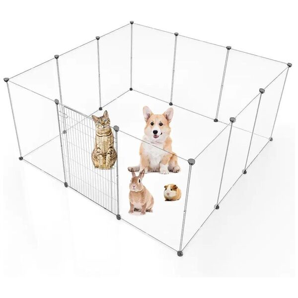 Pet Playpen for Small Animals with Spacious Area, Portable Design, and Easy Assembly