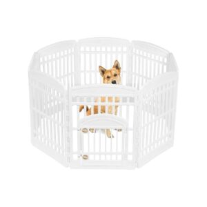 Pet Playpen with 8 Panels, for Small, Medium, and Large Dogs, Easy to Set Up and Store