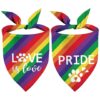 Pet Pride Bandanas with Adjustable Triangle Scarf Small Medium Large Dogs