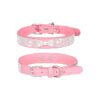 Pet Princess Pink Collars with Diamante Decoration for Cats and Small Medium Large Dogs