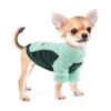 Pet Pullover Jacket Apparel Green Fleece Dog Sweater for Small Dog Owners