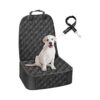 Pet Safe Car Seat Cover for Dogs - Elastic Seat Belt, Waterproof, and Non-Slip