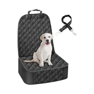 Pet Safe Car Seat Cover for Dogs - Elastic Seat Belt, Waterproof, and Non-Slip