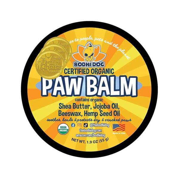 Pet Safe USDA Certified Organic Paw Balm for Dry Cracked Skin