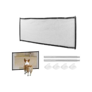 Pet Safety Isolation Fence 180 x 72CM Cloth Barrier Foldable Doorway Gate