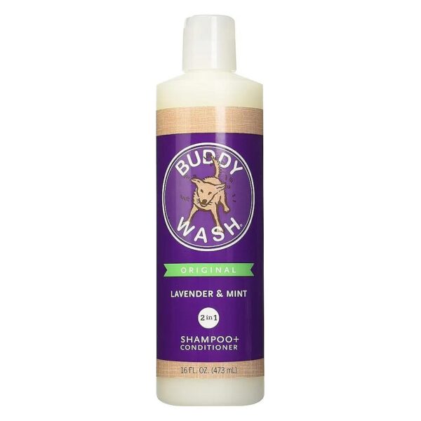 Pet Shampoo with Natural Ingredients, All-Ages and Breeds, Lavender and Mint Scent