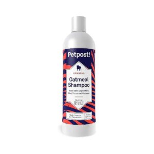 Pet Shampoo with Oatmeal and Chamomile for Dry Skin Relief