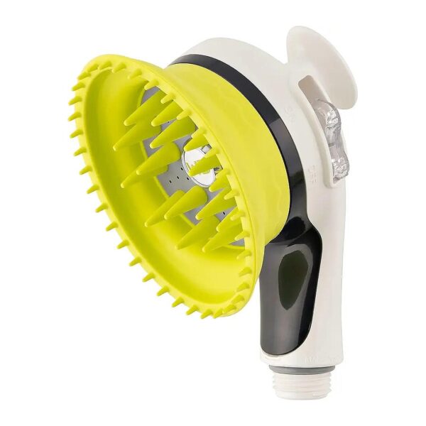 Pet Shower Brush with OnOff Switch for Convenient Water Control