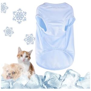 Pet Sleeveless Cooling Vest for Small Medium Large Dogs with Sun Protection and Comfort