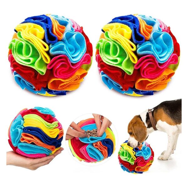 Pet Snuffle Ball Puzzle Toy for Small to Medium Breed Dogs Training and Relaxation