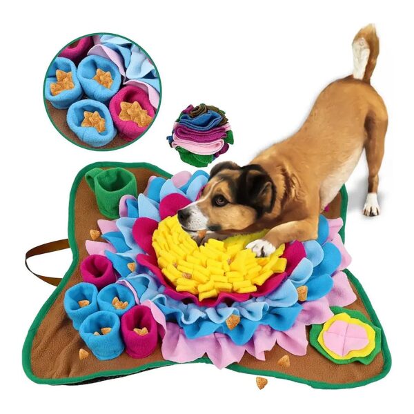 Pet Snuffle Mat for Dogs Encourages Natural Foraging Skills