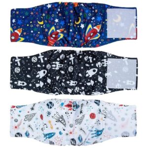 Pet Soft Dog Belly Band for Male Dogs with Reusable and Washable Design