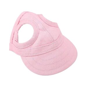 Pet Sunbonnet with Breathable Ear Holes and Adjustable Buckle for Small Dogs and Cats