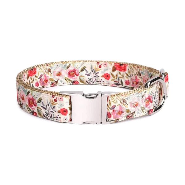 Pet Supplies Floral Cat Collar with Buckle Closure for Cats and Small Dogs