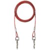 Pet Tie Out Cable 20ft for Family Dogs up to 100lbs