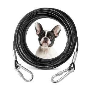 Pet Tie Out Chain for Large Dogs Up to 50 Foot Length