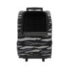 Pet Travel Carrier Trolley with Wheels and Airy Mesh Ventilation for Comfortable Pets