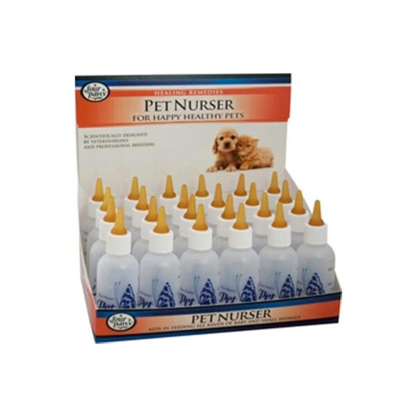 Pet Treatments and Care Kit 24-Piece 2-Ounce Nurser Bottles for Various Pets