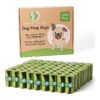 Pet Waste Disposal Solution - 100% Leak-Proof Green Dog Poop Bags