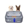 Pet Water Fountain with Powerful LED Pump and 9" Extra Large Filter for Large Dogs