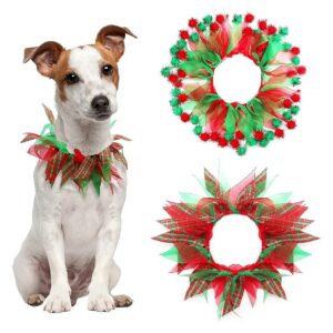 Pet Wear Accessories Holiday Costume Collars Ornaments for Small Animals