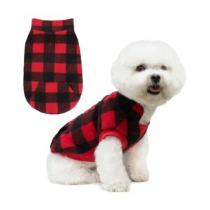 Pet Winter Clothing with Pocket and Leash Hole for Small to Medium Breed Dogs