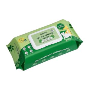 Pet Wipes for Sensitive Skin Dogs Cats Aloe Vera Soft Gentle Clean Condition Deodorize