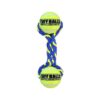 PetSport Tug Toy with Heavy Duty Braided Rope and Two Durable Tennis Balls