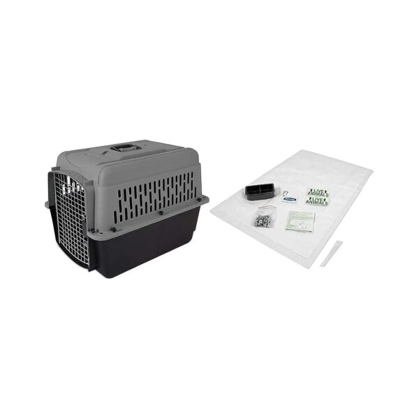 Petmate Medium Breed Kennel with Travel Kit and Additional Accessories