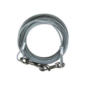 Petmate Tieout Cable for Small to Medium Dogs with Weather-Resistant Coating