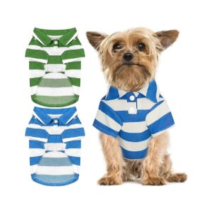 Piece Dog Shirt Set for Small Breeds, Polyester Material, X-Small