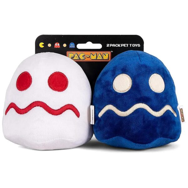 Piece Plush Pac-Man Ghost Squeak Toys for Small to Medium Size Dogs