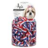 Piece Stars and Stripes Bows with Shiny Star Accents for Dogs