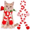 Piece Valentine's Day Scarf Set for Dogs - Classic Holiday Styles and Sizes