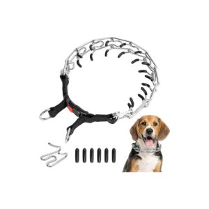 Pinch Training Collar for Dogs with Comfortable Rubber Tips and Adjustable Size