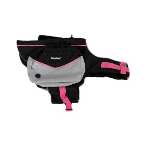 Pink Adventure Backpack for Dog Travel with Durable and Lightweight Materials